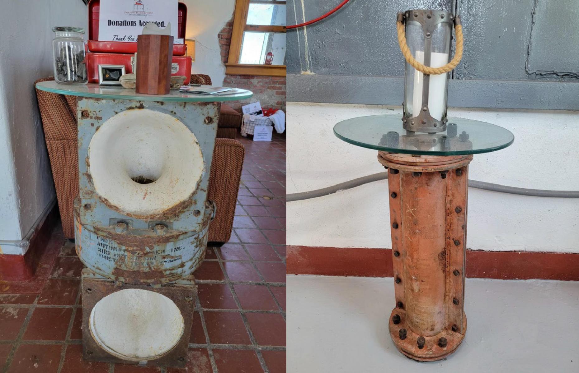 Recycled lighthouse objects