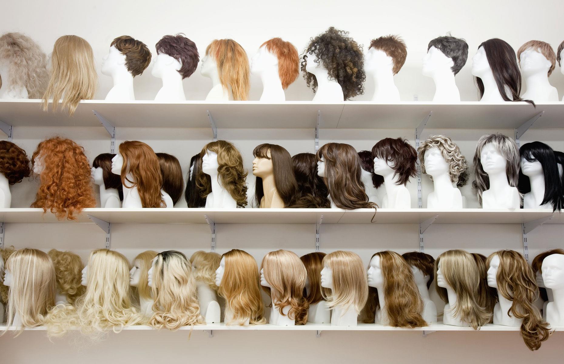 The wigs worth up to $80,000 (£62.1k)