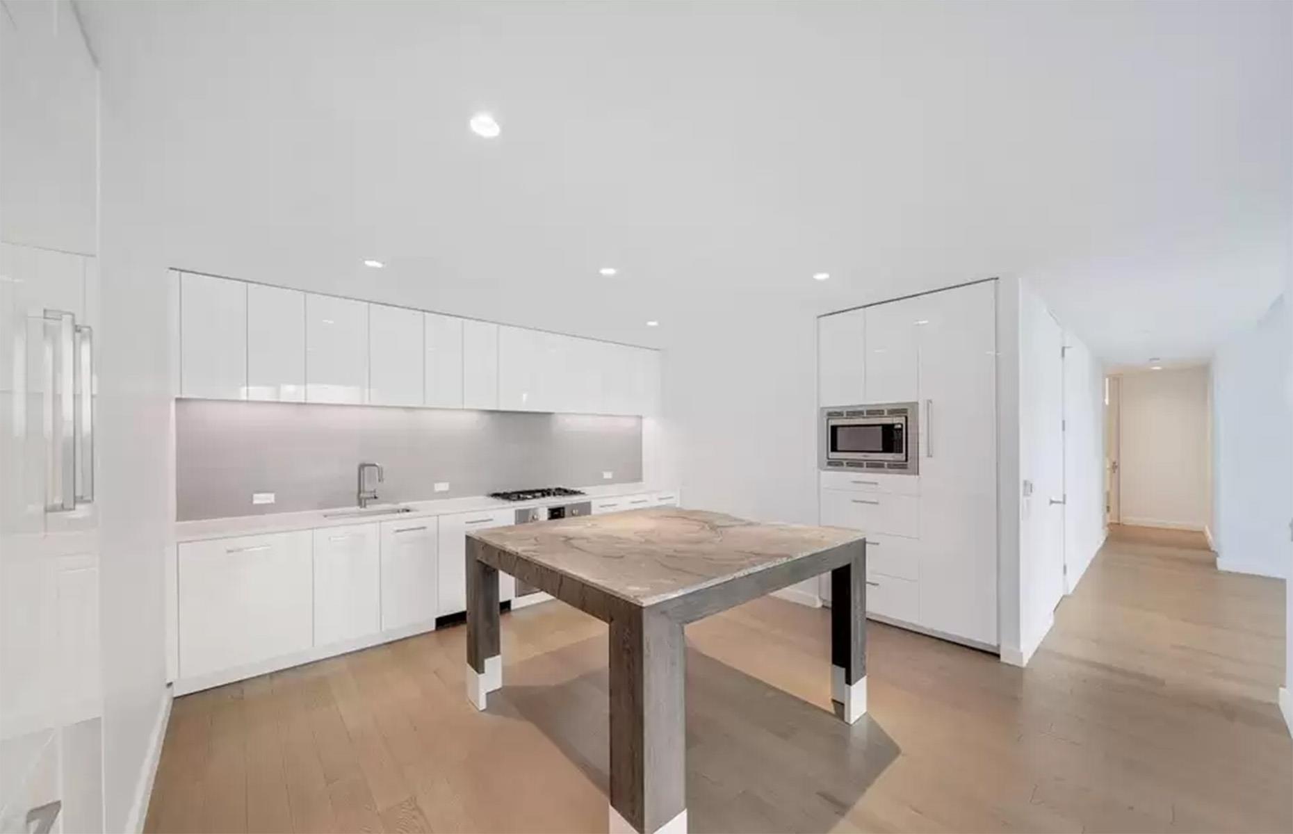 A modern kitchen 