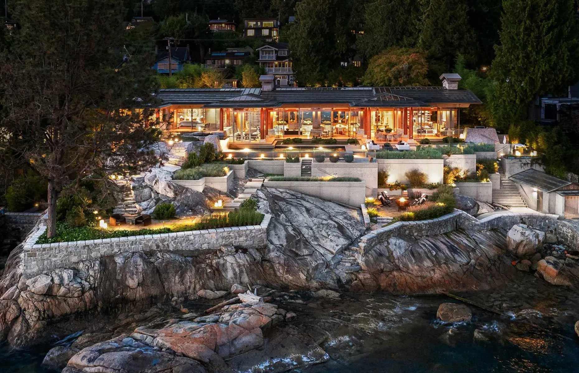Waterfront mansion, British Columbia, Canada: £32 million ($42.5m)