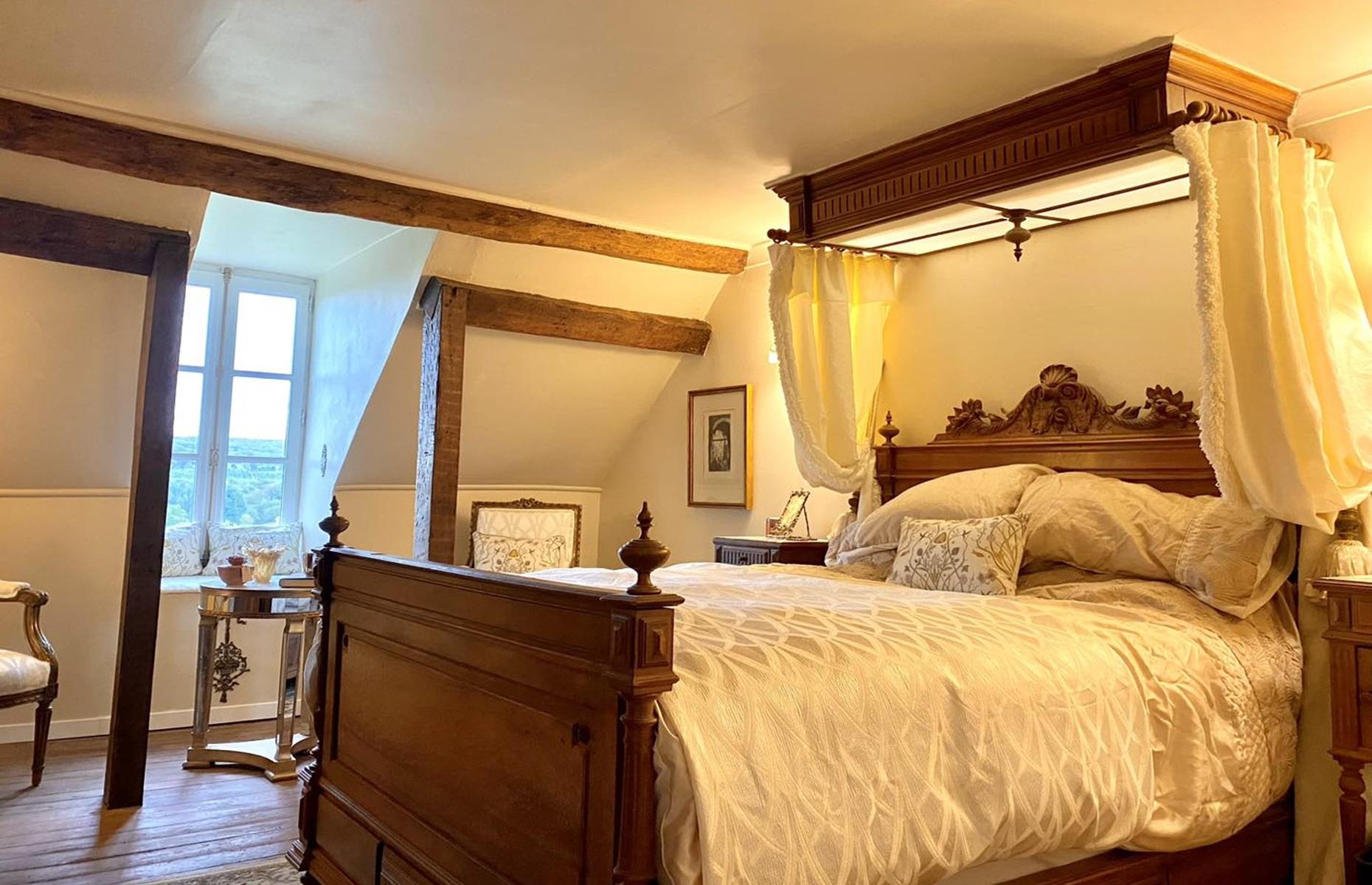 After: a sumptious bedroom