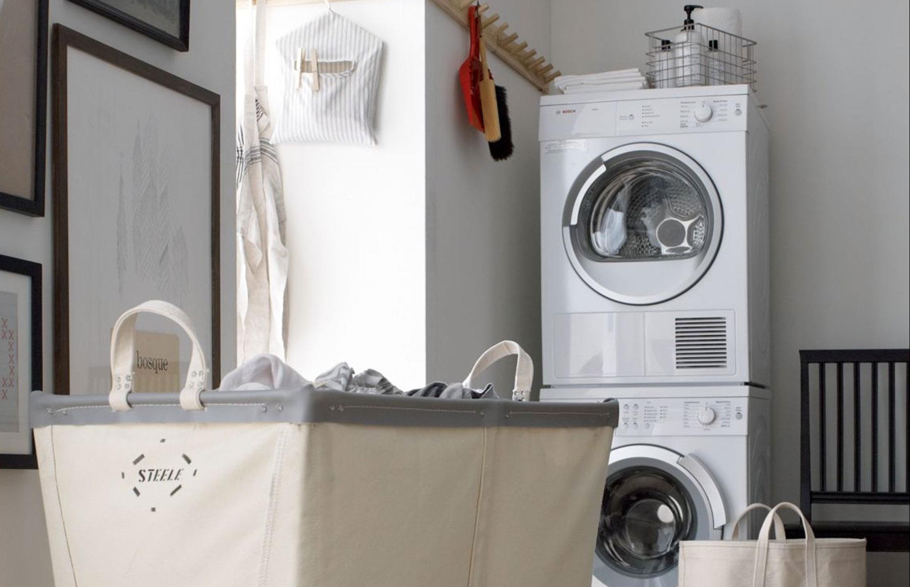 Stack large appliances 