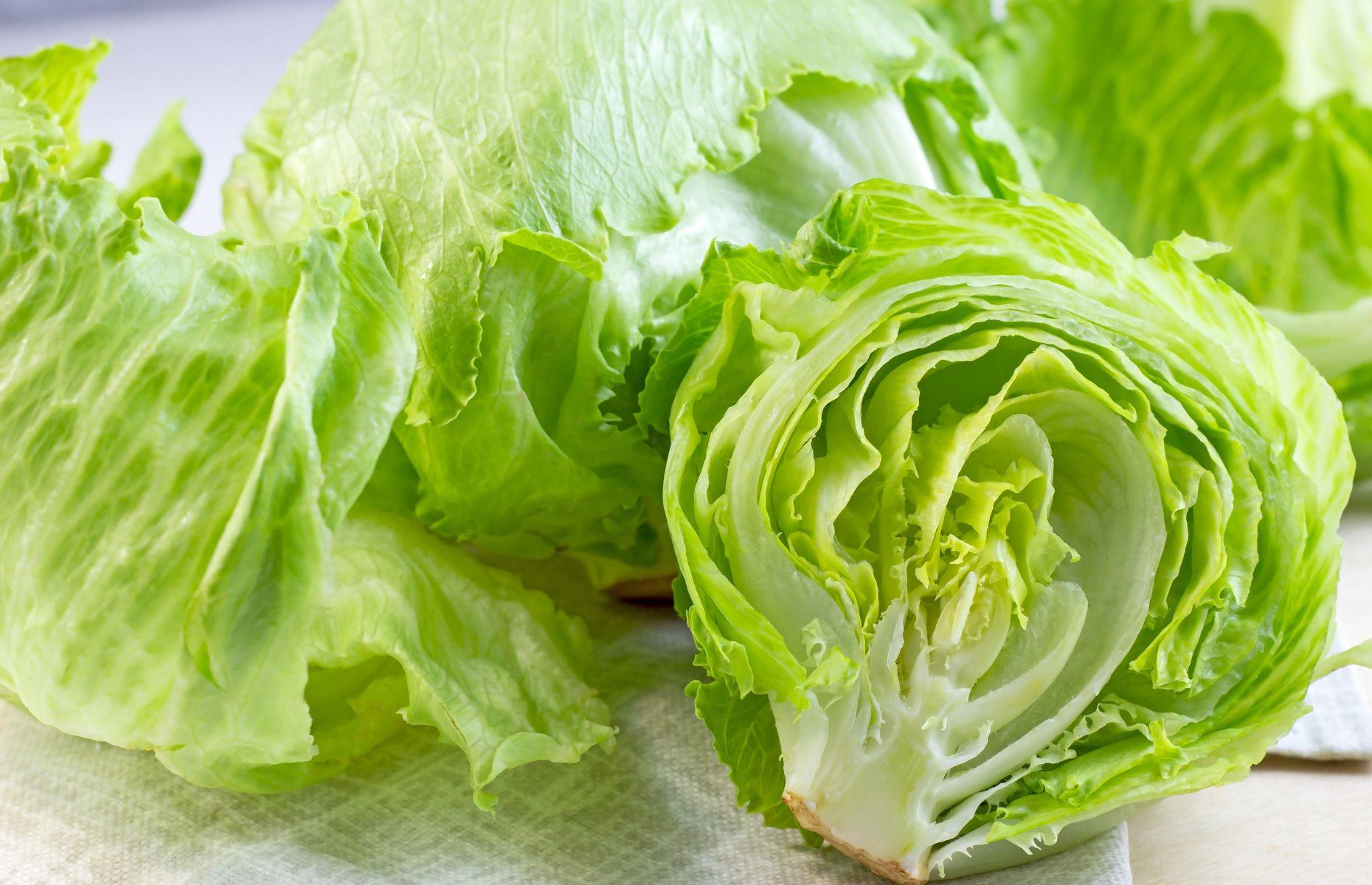 1. Iceberg lettuce