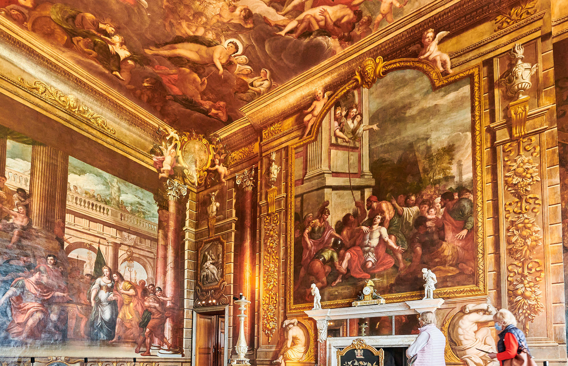 Heaven and hell murals