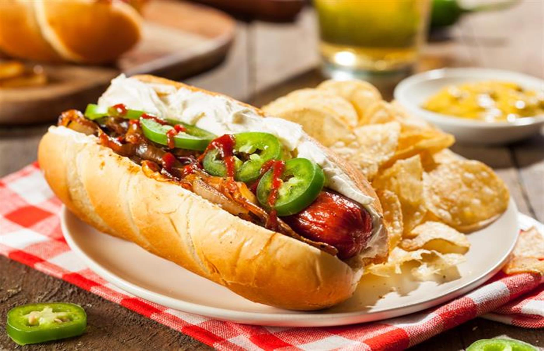 10. Seattle-style hot dog