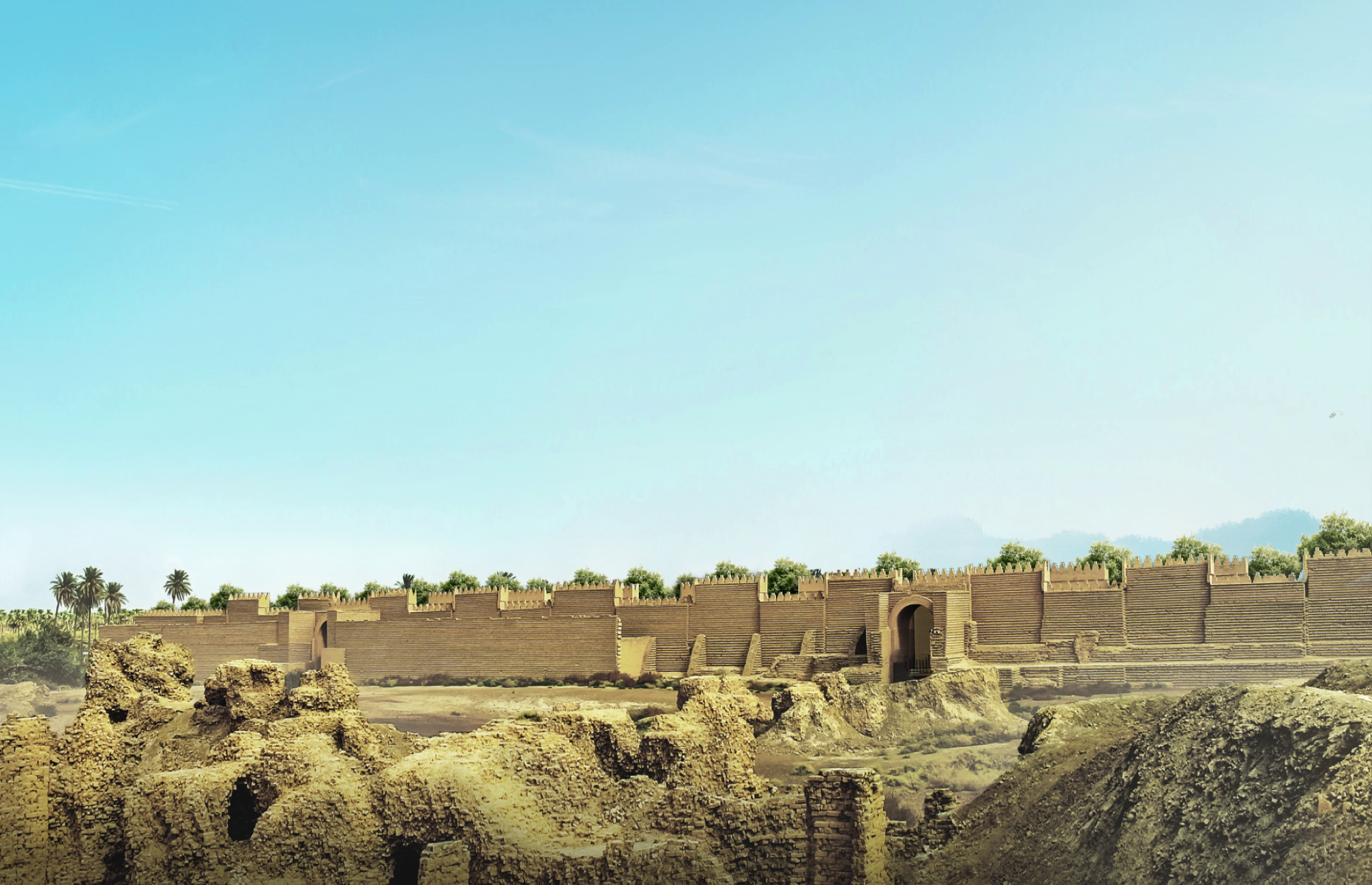 Heute: Hängende Gärten von Babylon, Irak