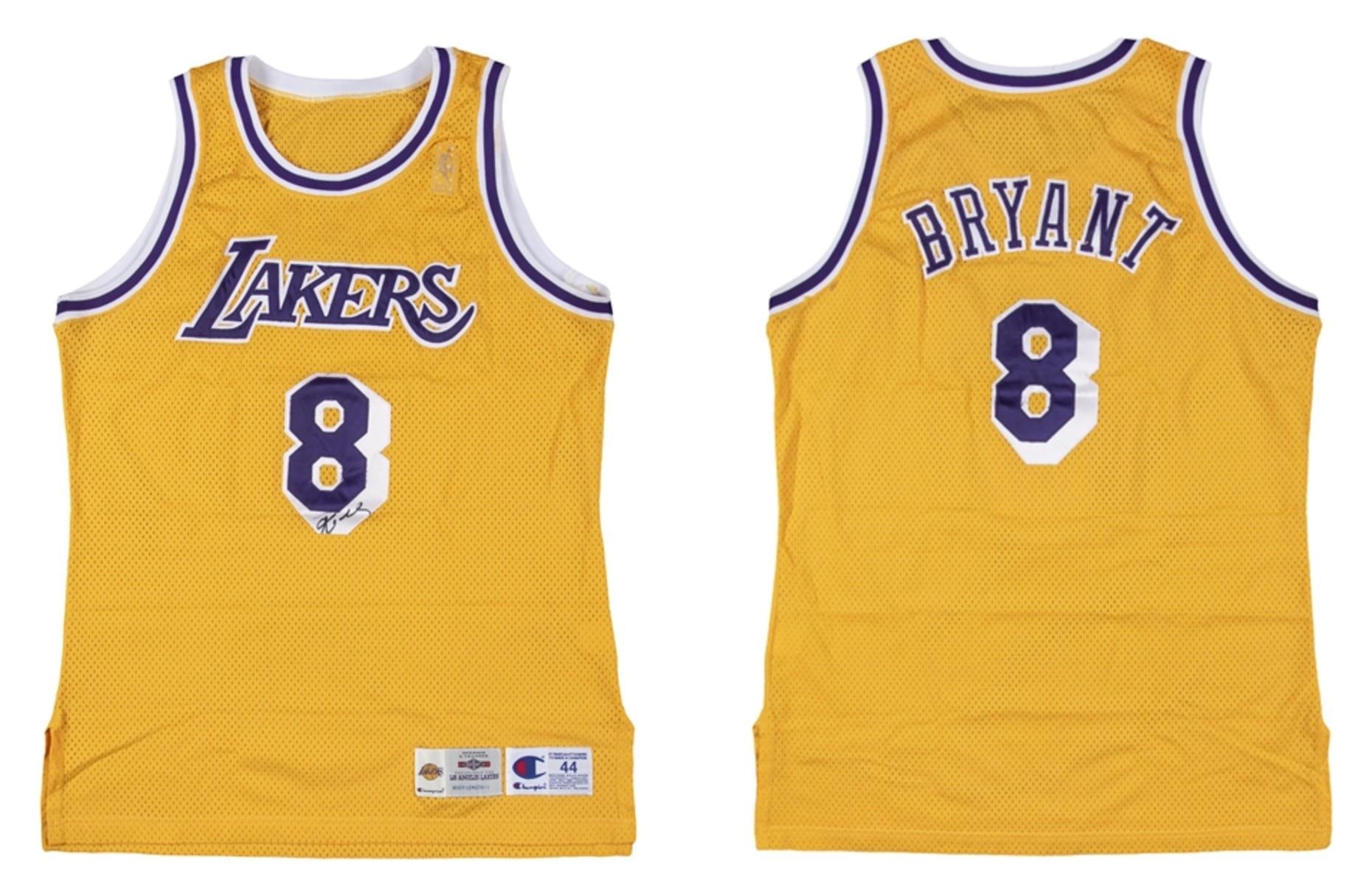 Kobe Bryant’s jersey: $3.69 million (£2.7m)