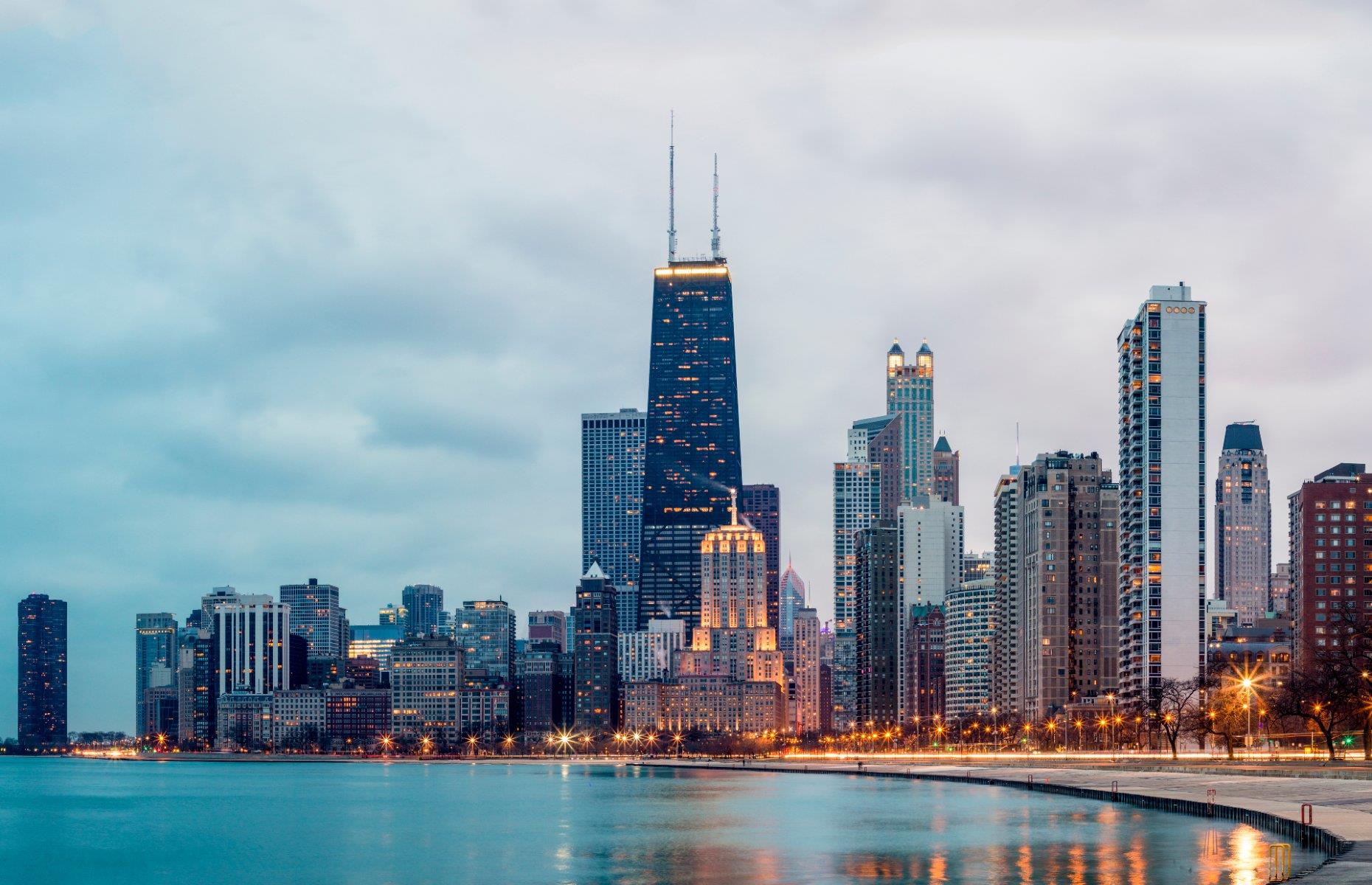 29. Chicago skyline, Chicago, Illinois