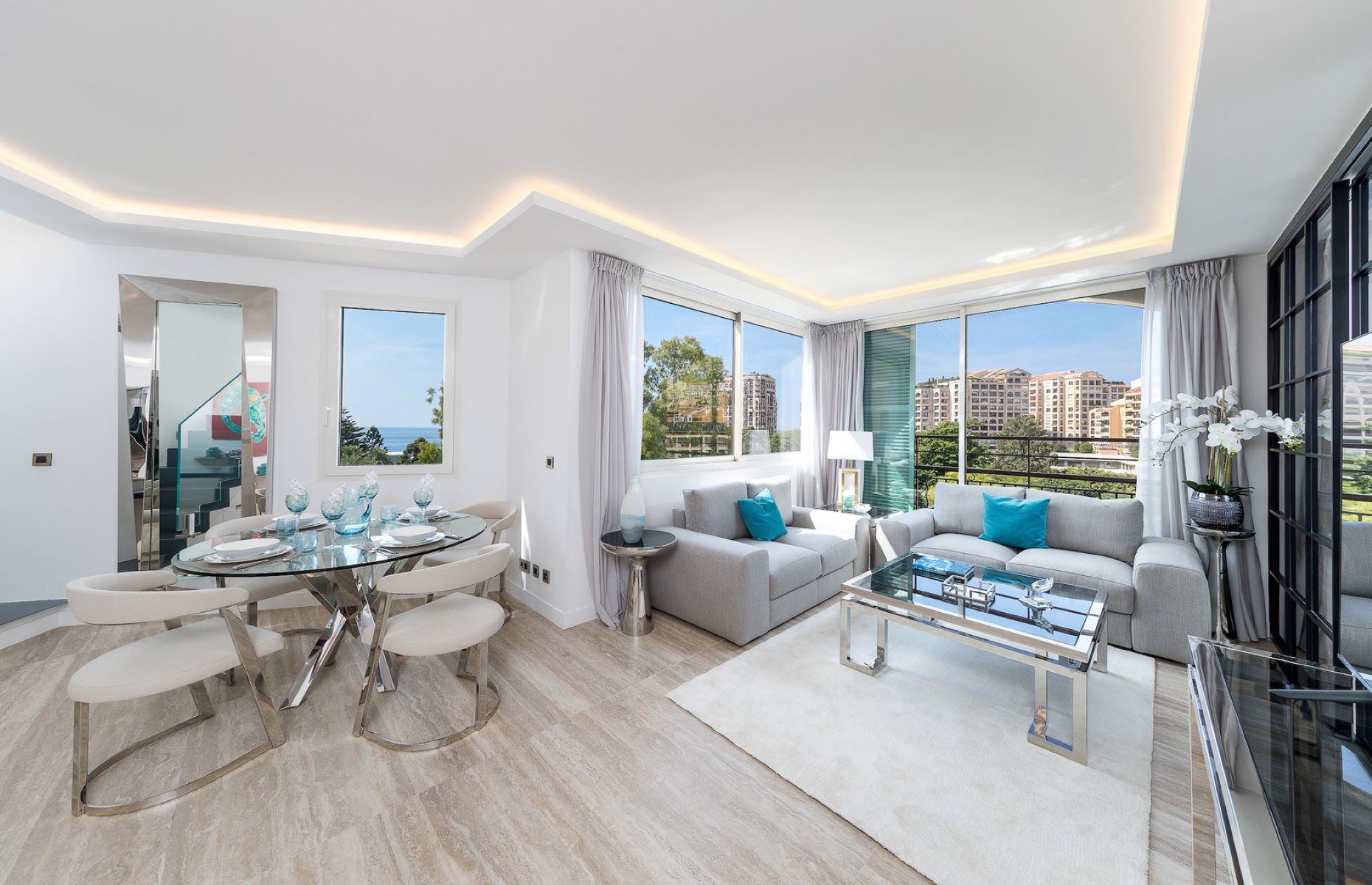 Renovated penthouse, Fontvieille, Monaco