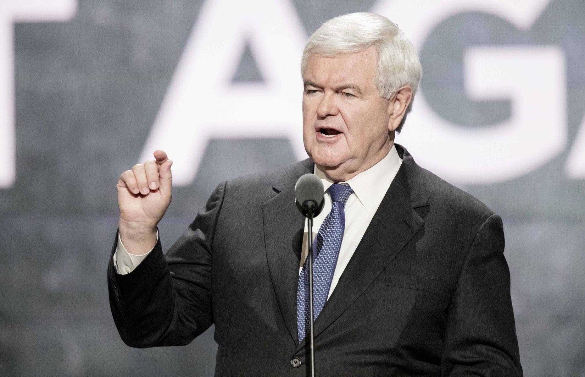 Newt Gingrich: $75,000 (£57k) per speech