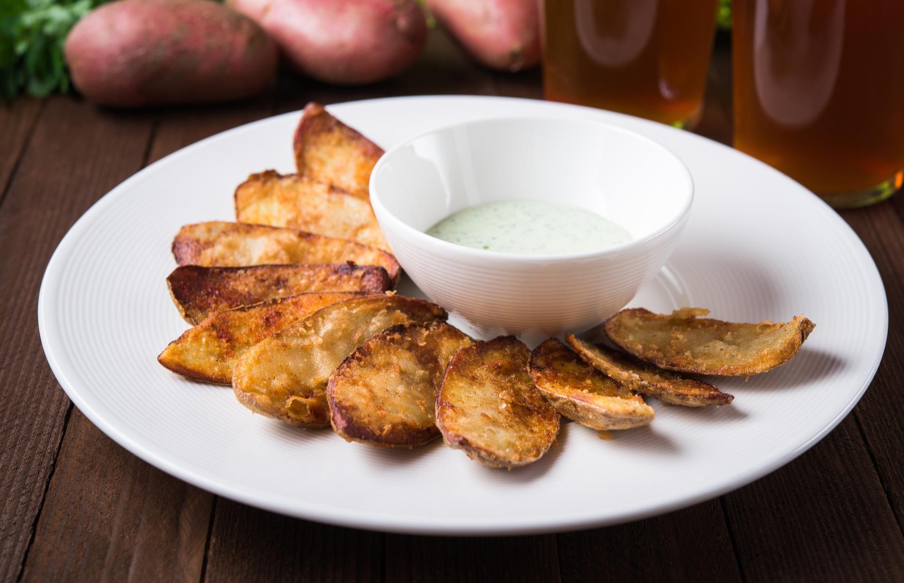 Make a potato skin snack