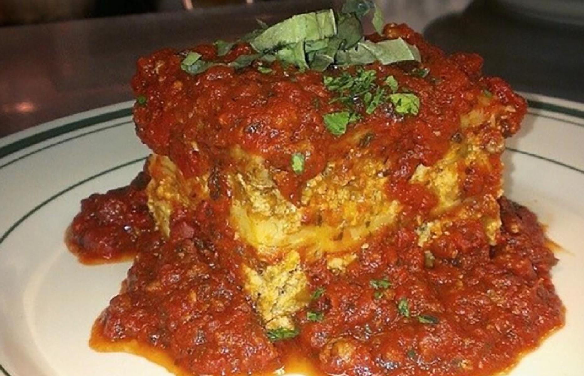 Arkansas: lasagna imbotito, Bruno's Little Italy, Little Rock 
