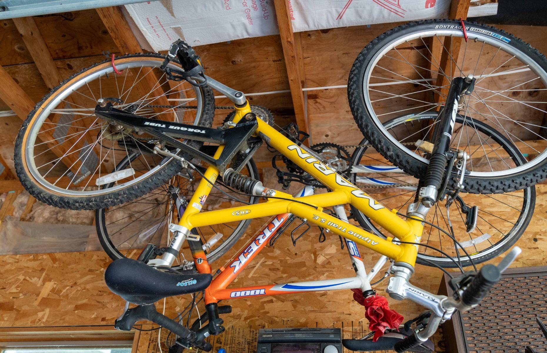 Use a bike lift 
