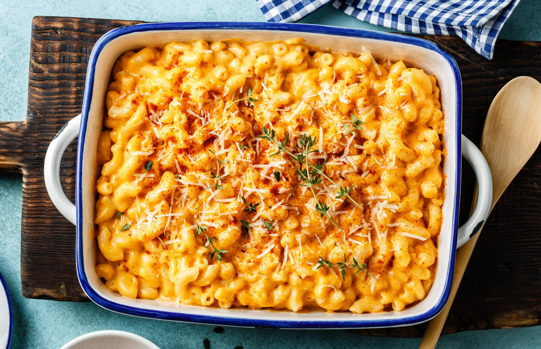 34. Use cheese ends in mac ‘n’ cheese
