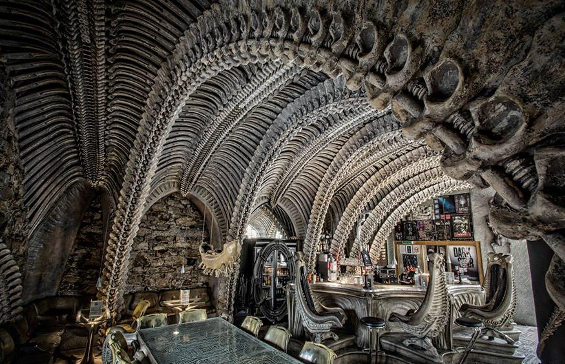 HR Giger Museum Bar, Gruyères, Switzerland