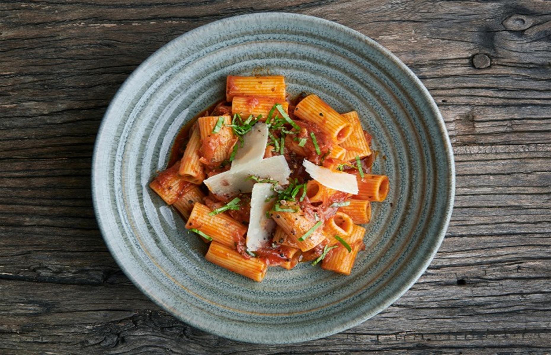 Rigatoni amatriciana