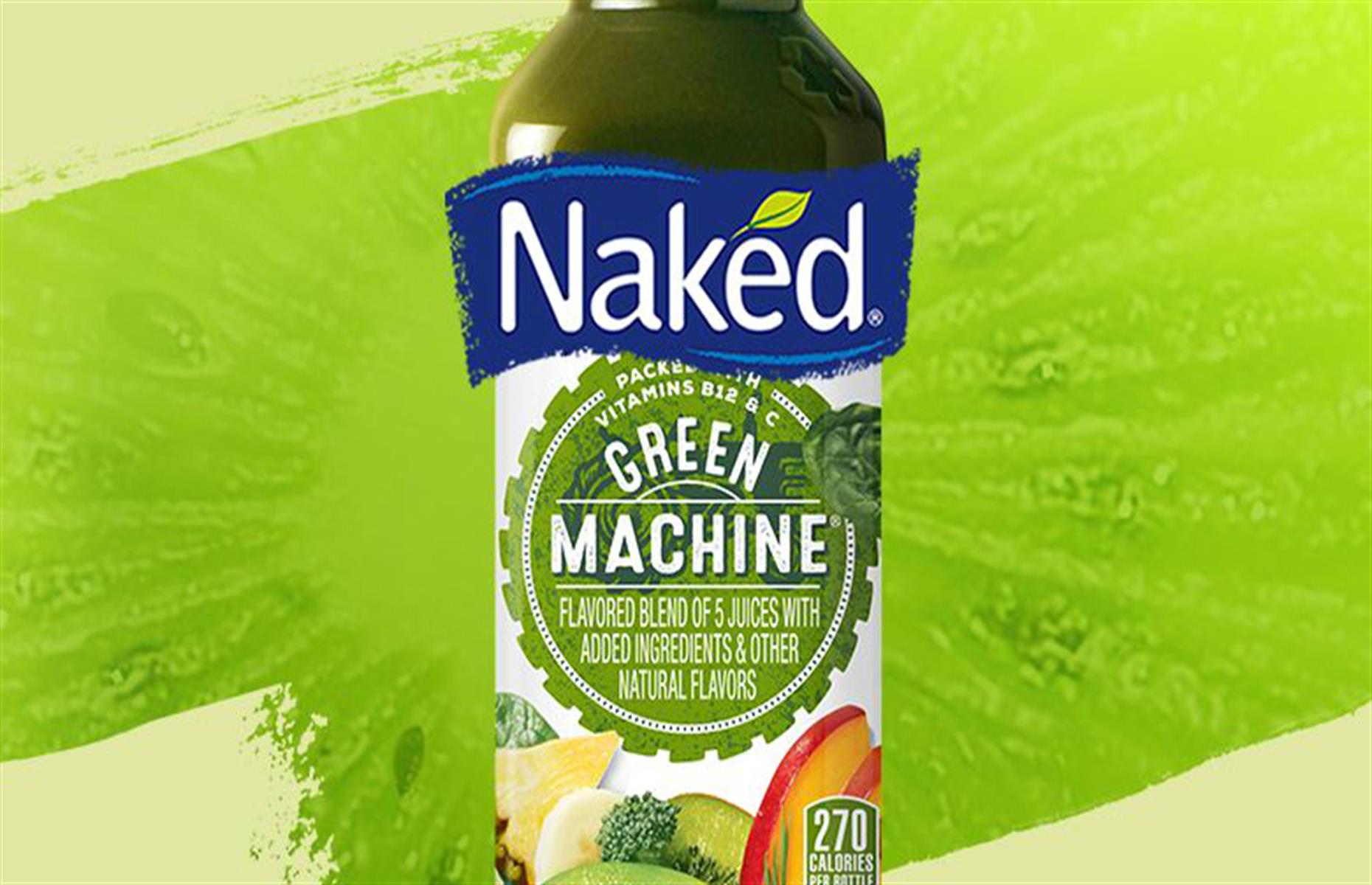 14. Naked Green Machine Smoothie (11.8% sugar)