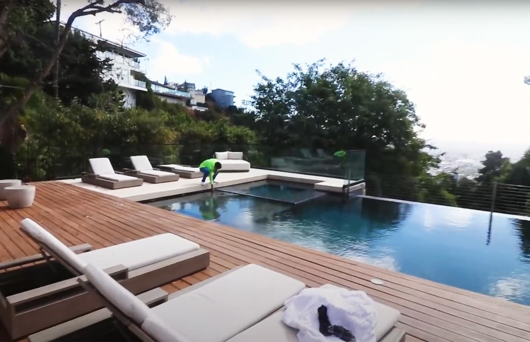 Bad Bunny's Sunset Strip estate: private place to unwind