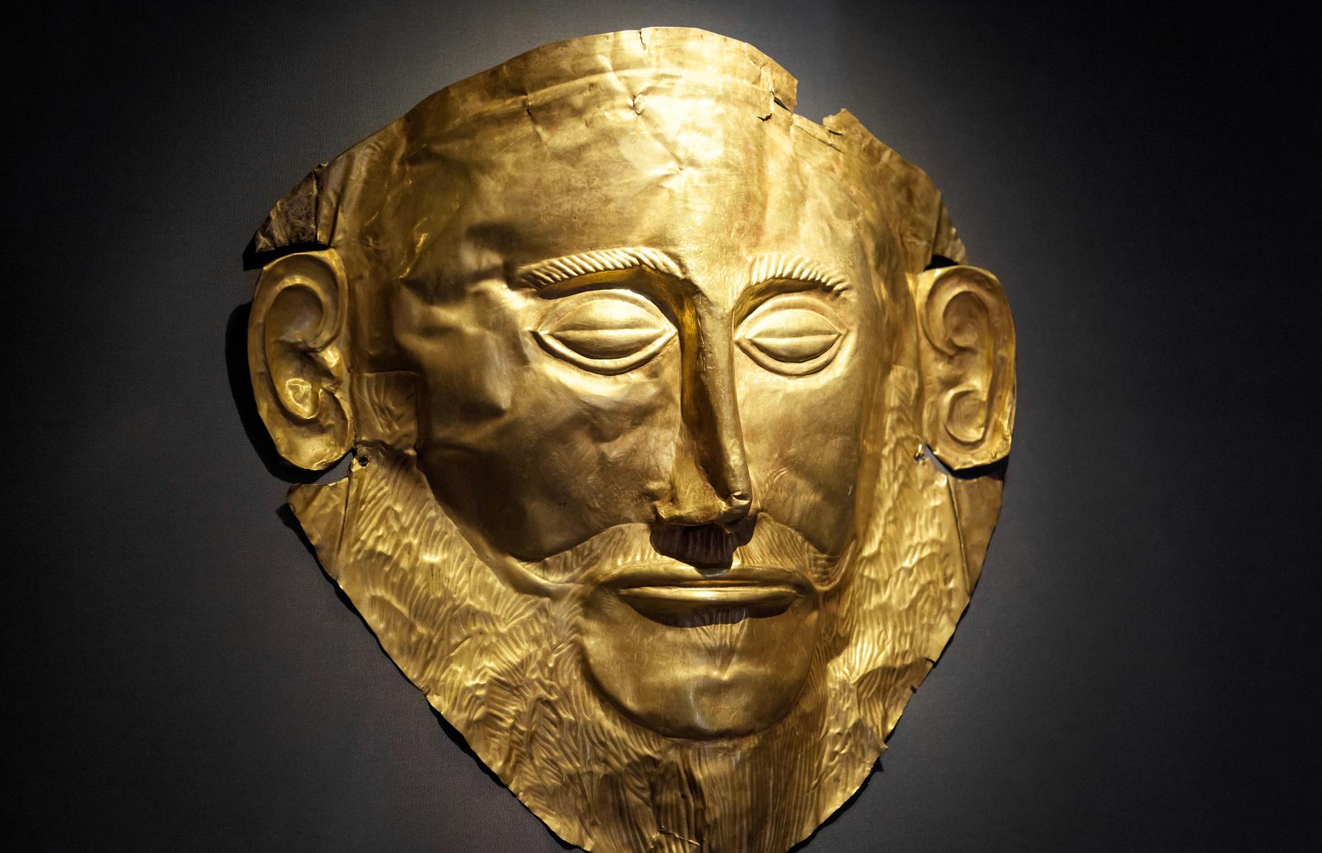 Ancient funeral mask