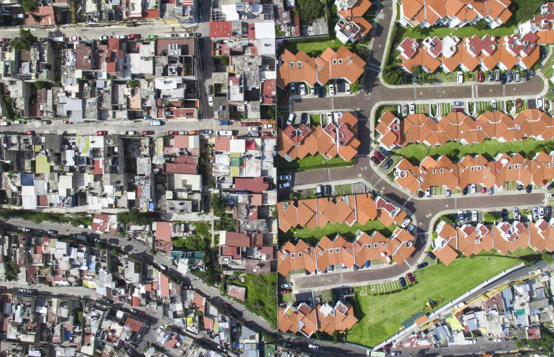 Des villes coupées en deux