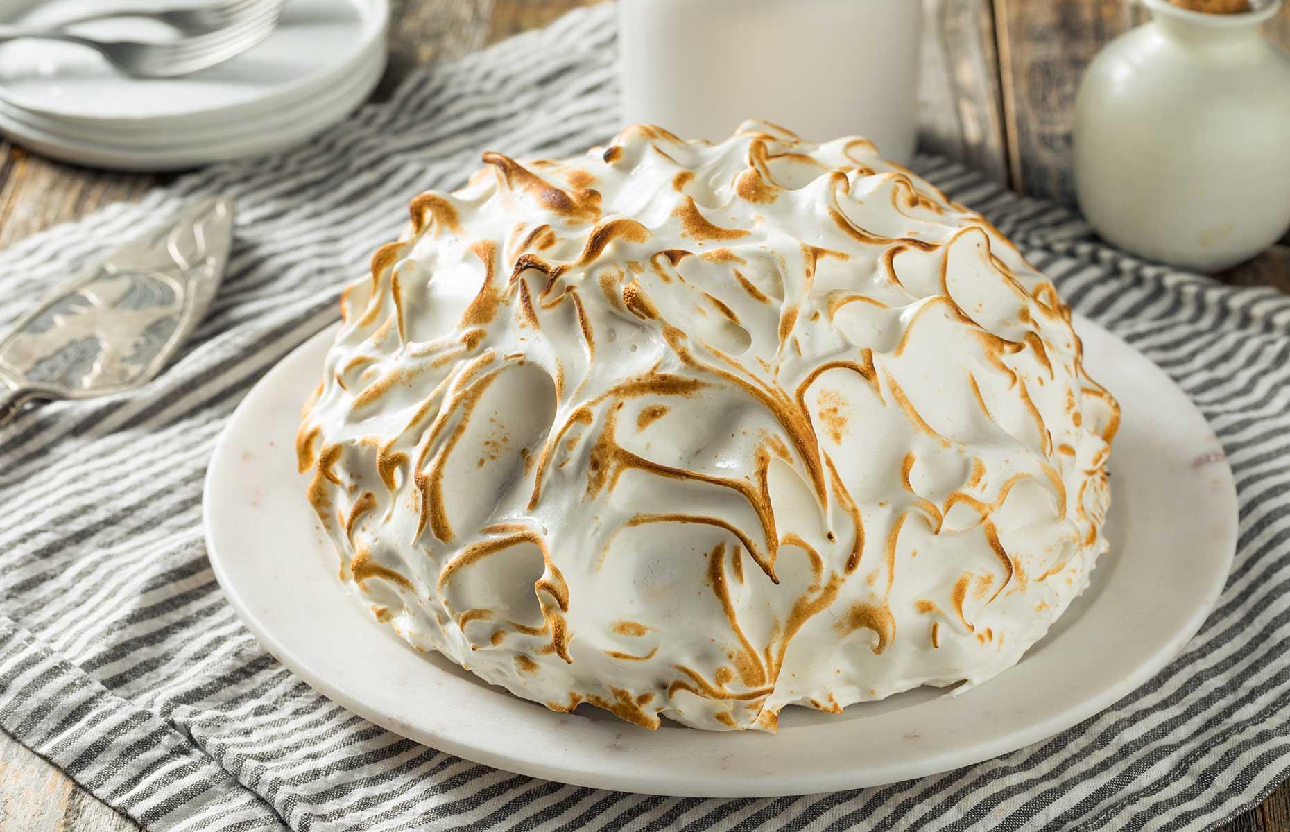 14. Chocolate and amaretto baked Alaska