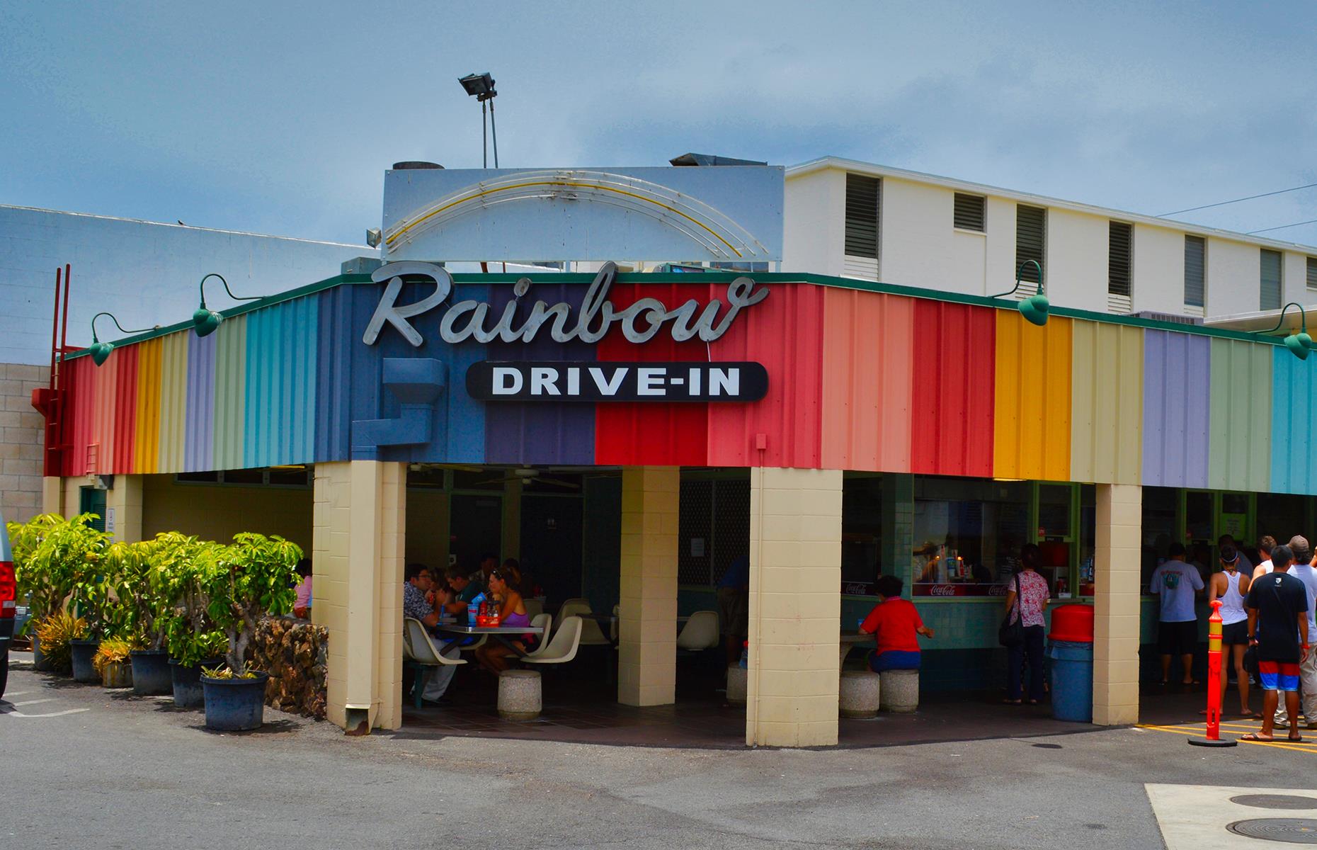 Hawaii: get a plate lunch at Rainbow Drive-In