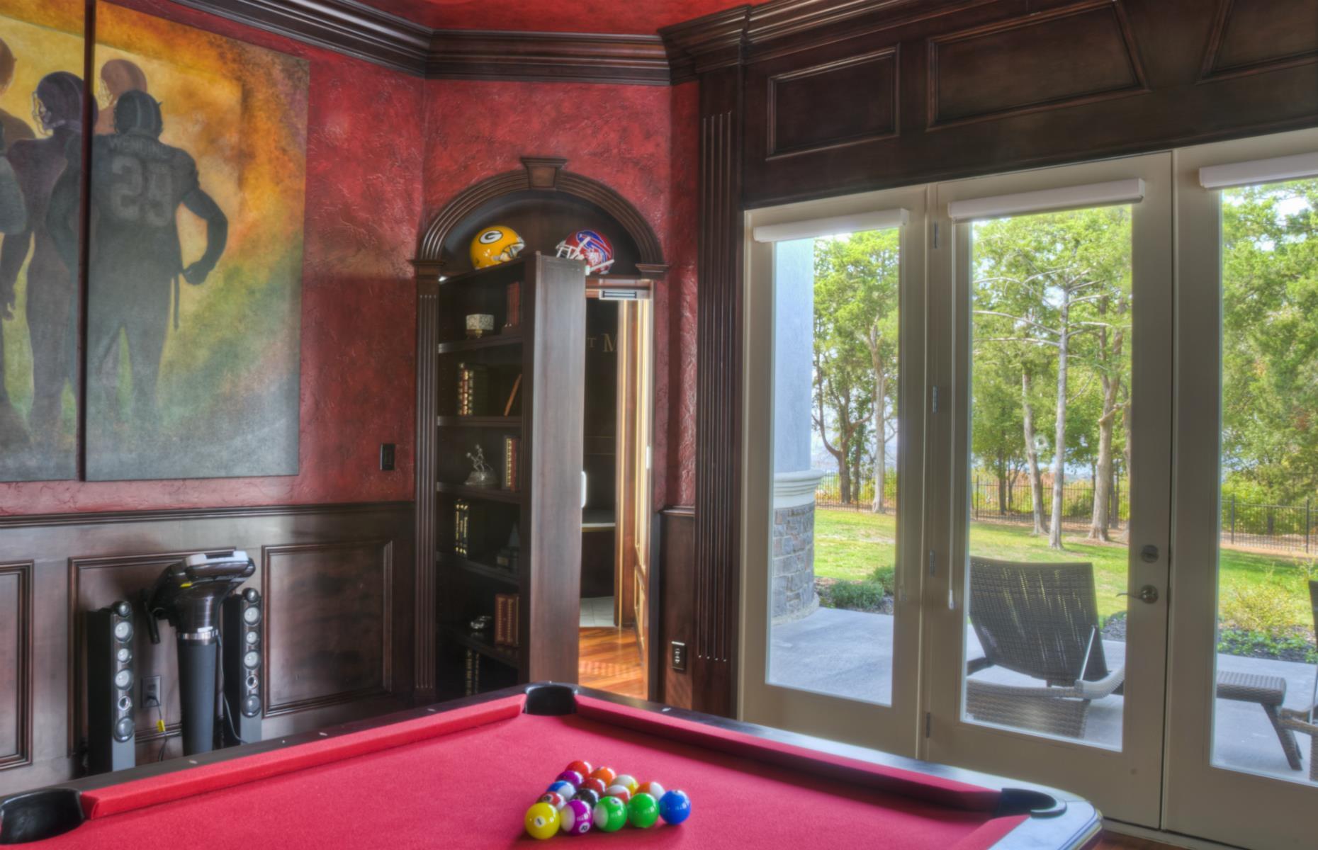 Billiard room hideaway