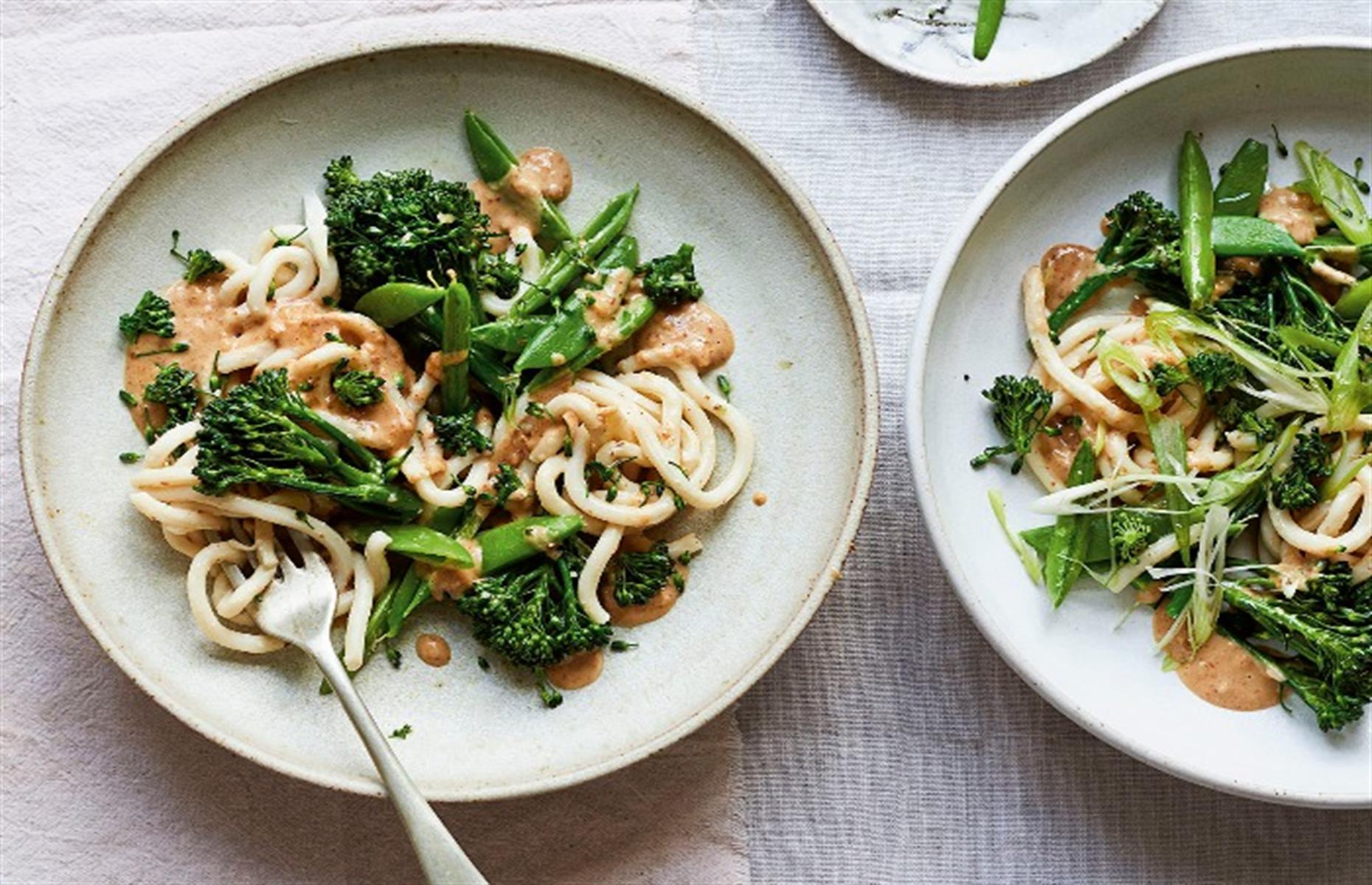 Satay noodle stir-fry