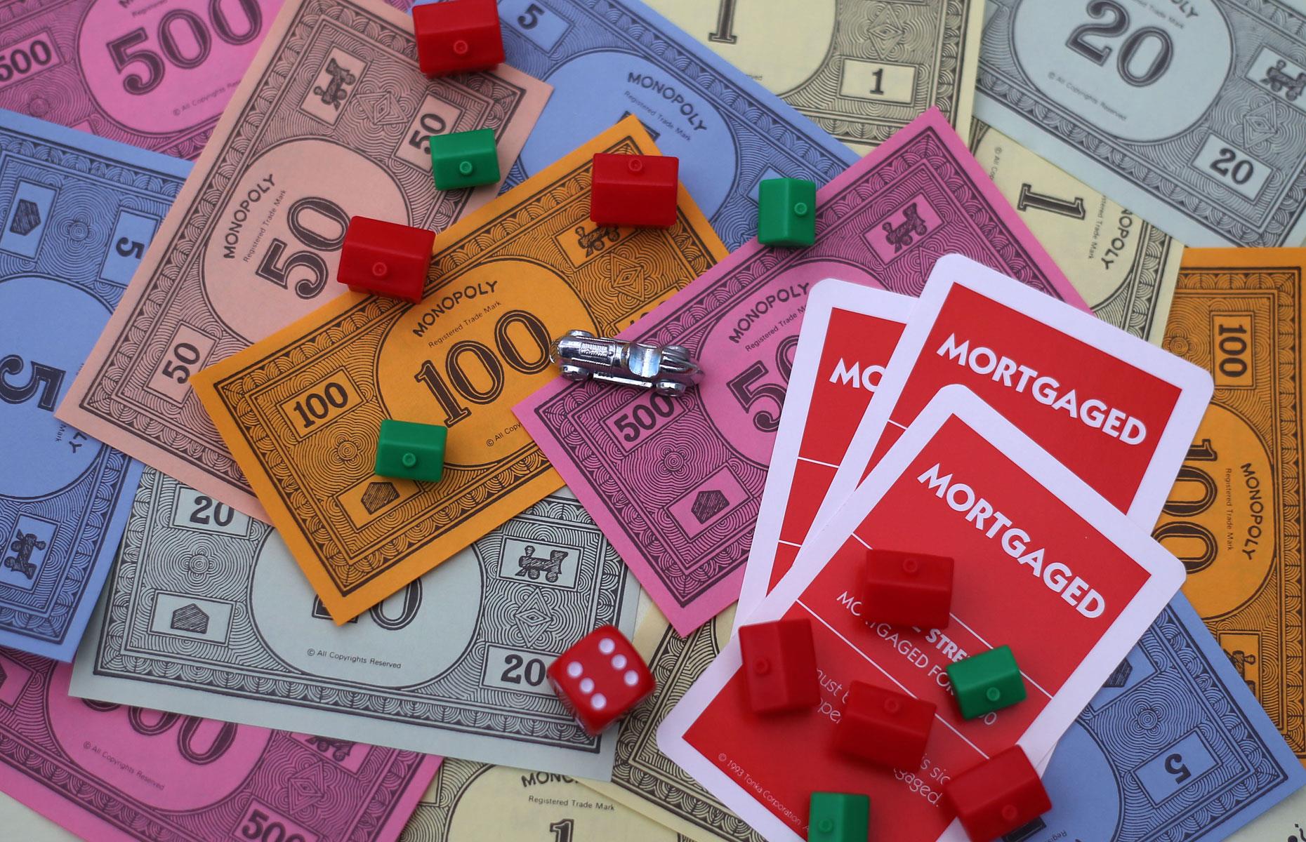 More Monopoly money is printed in the US than real cash