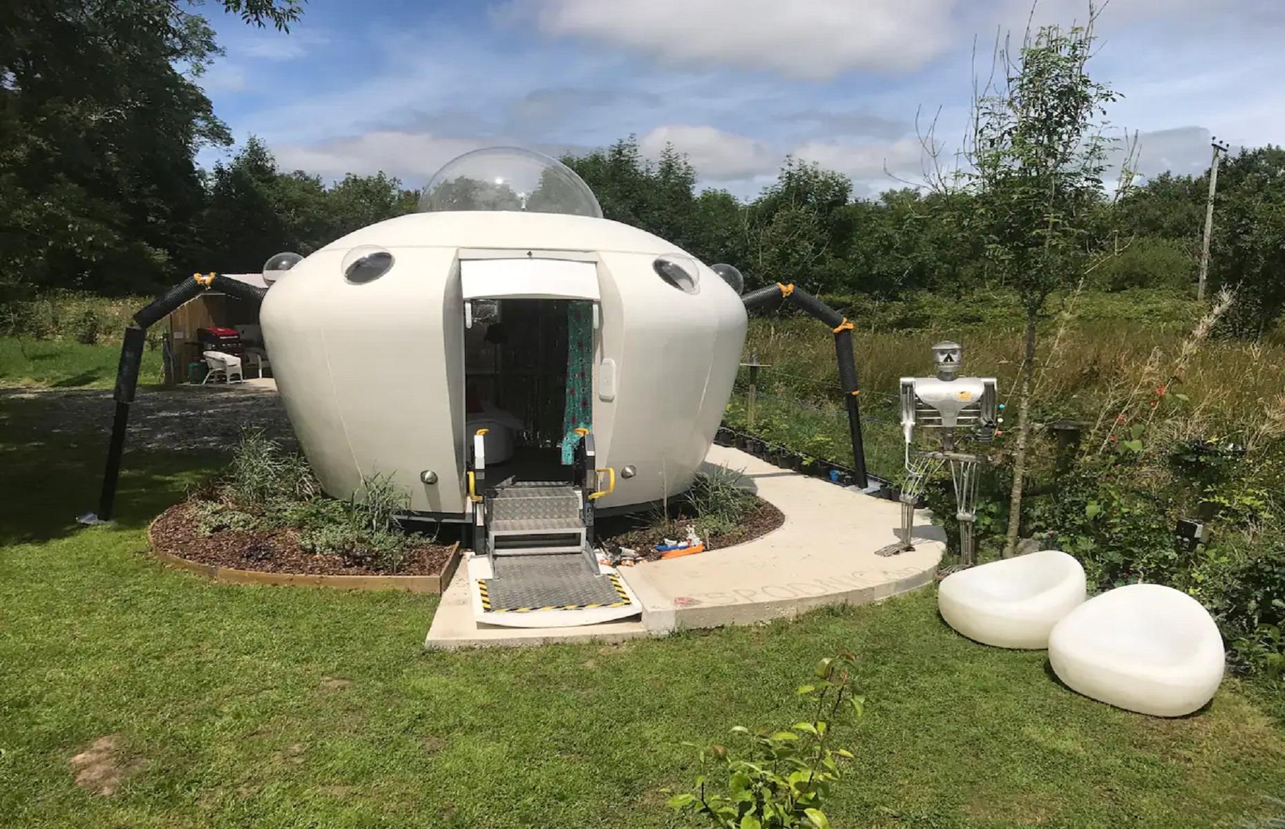 Sputnik-Raumschiff, Wales, Großbritannien 
