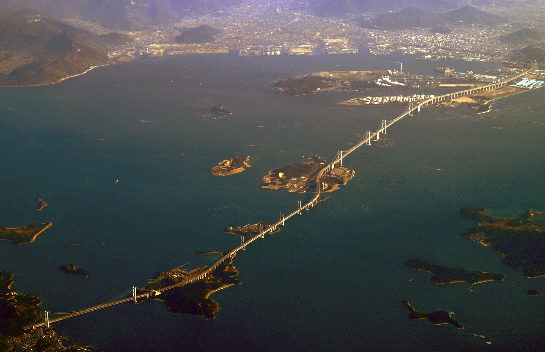 Great Seto Bridge, Japan: $15.8 billion (£11.2bn)