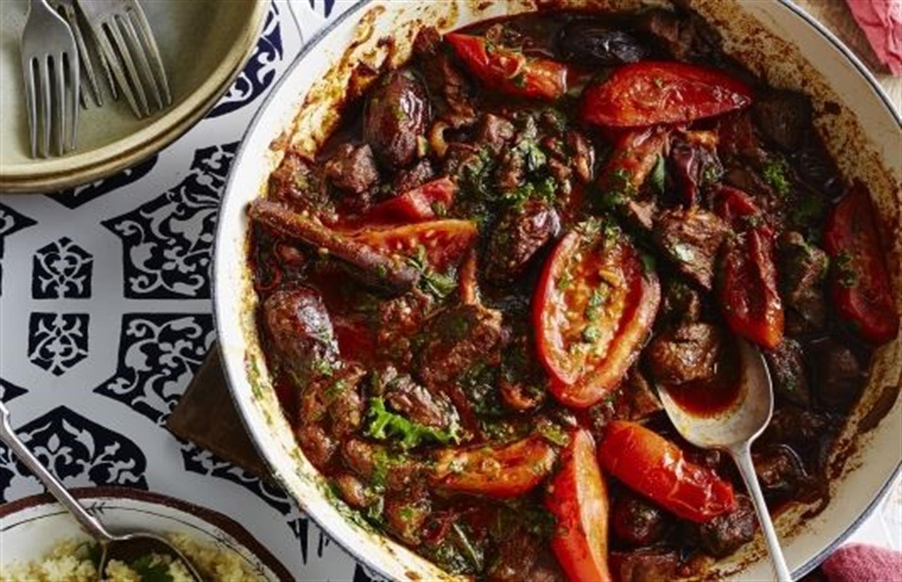 Richly spiced lamb stew
