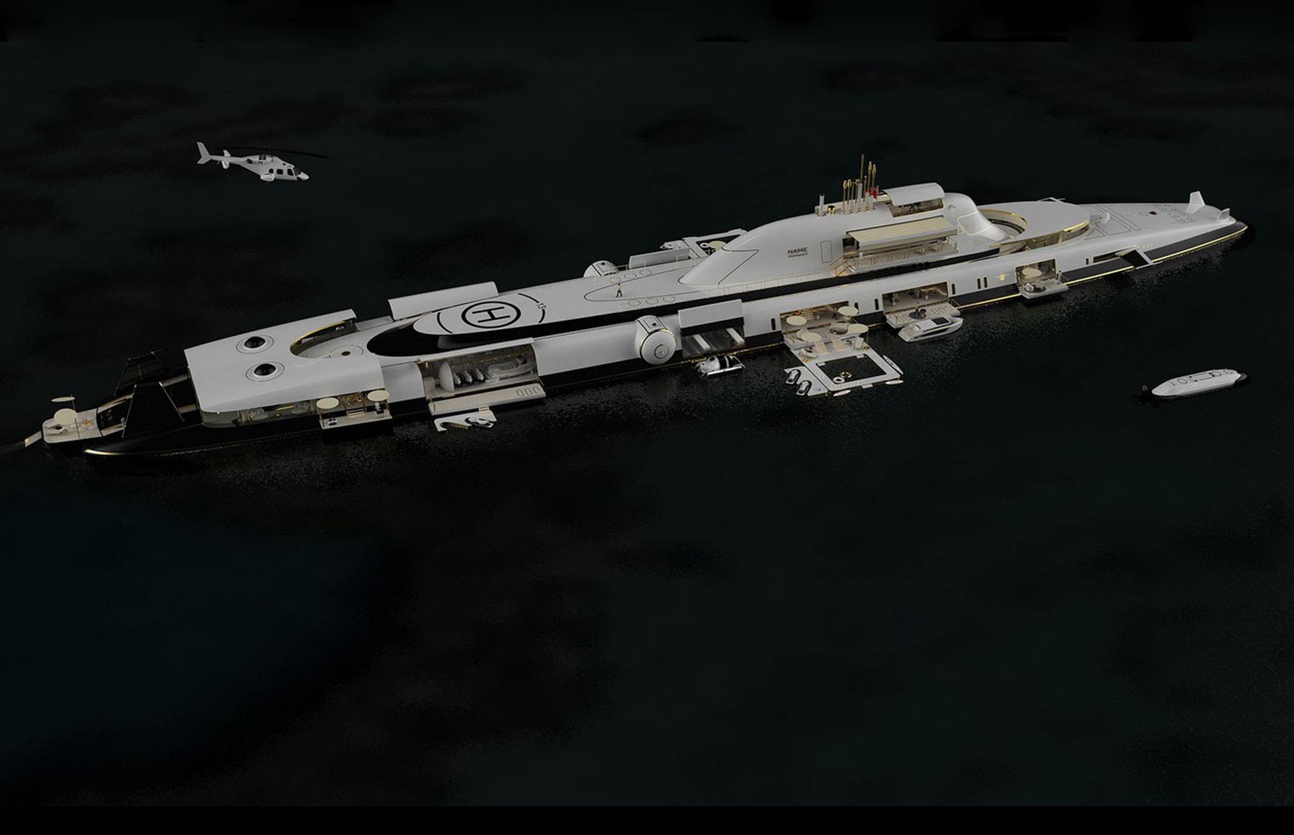 Migaloo submersible superyacht: from $2 billion (£1.6bn)