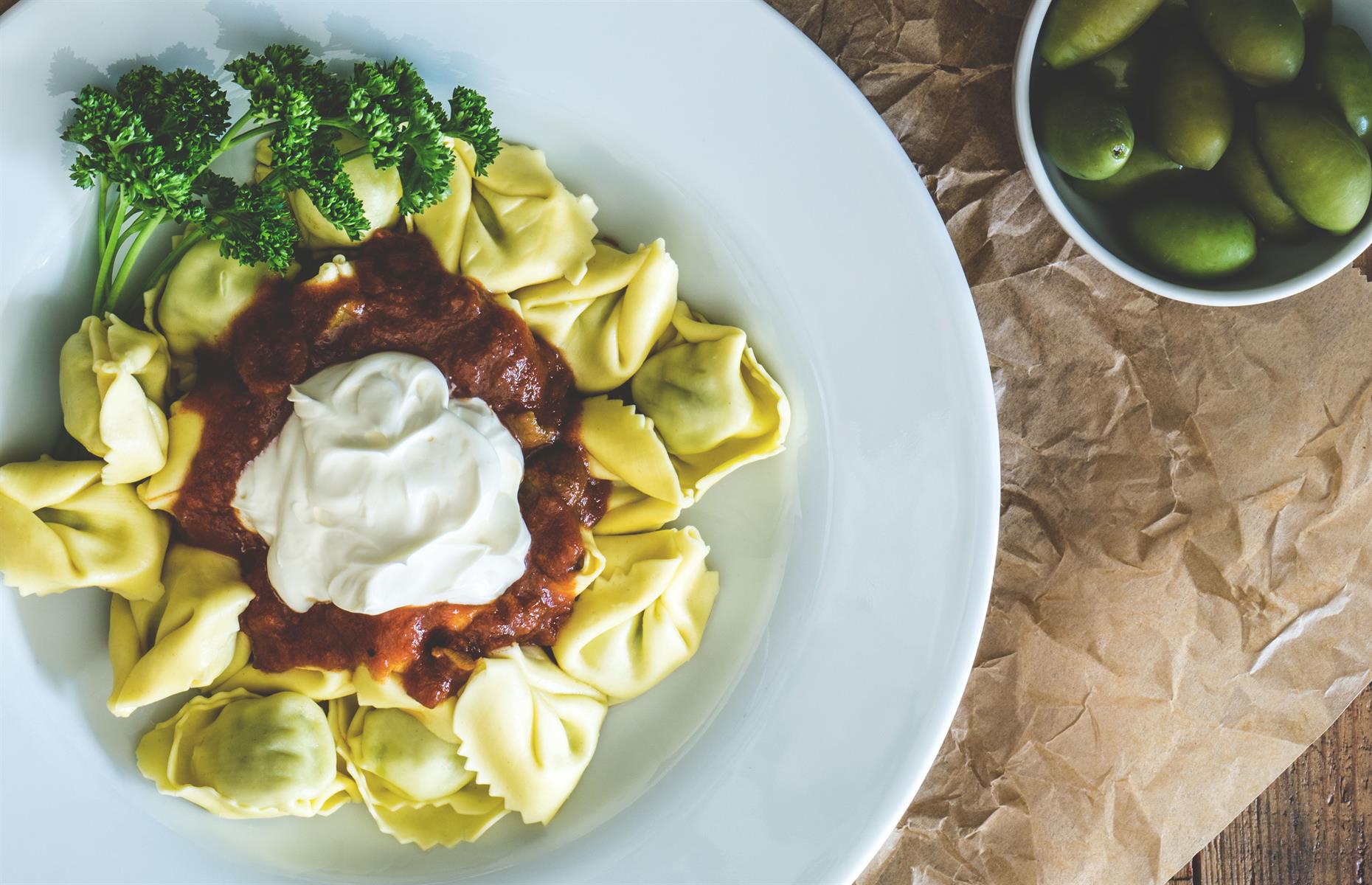 Bull's-eye your pasta and sauce