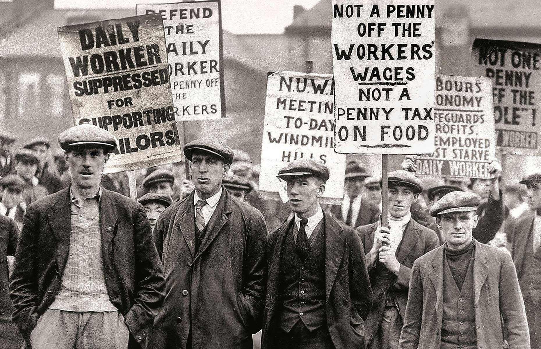 England on strike