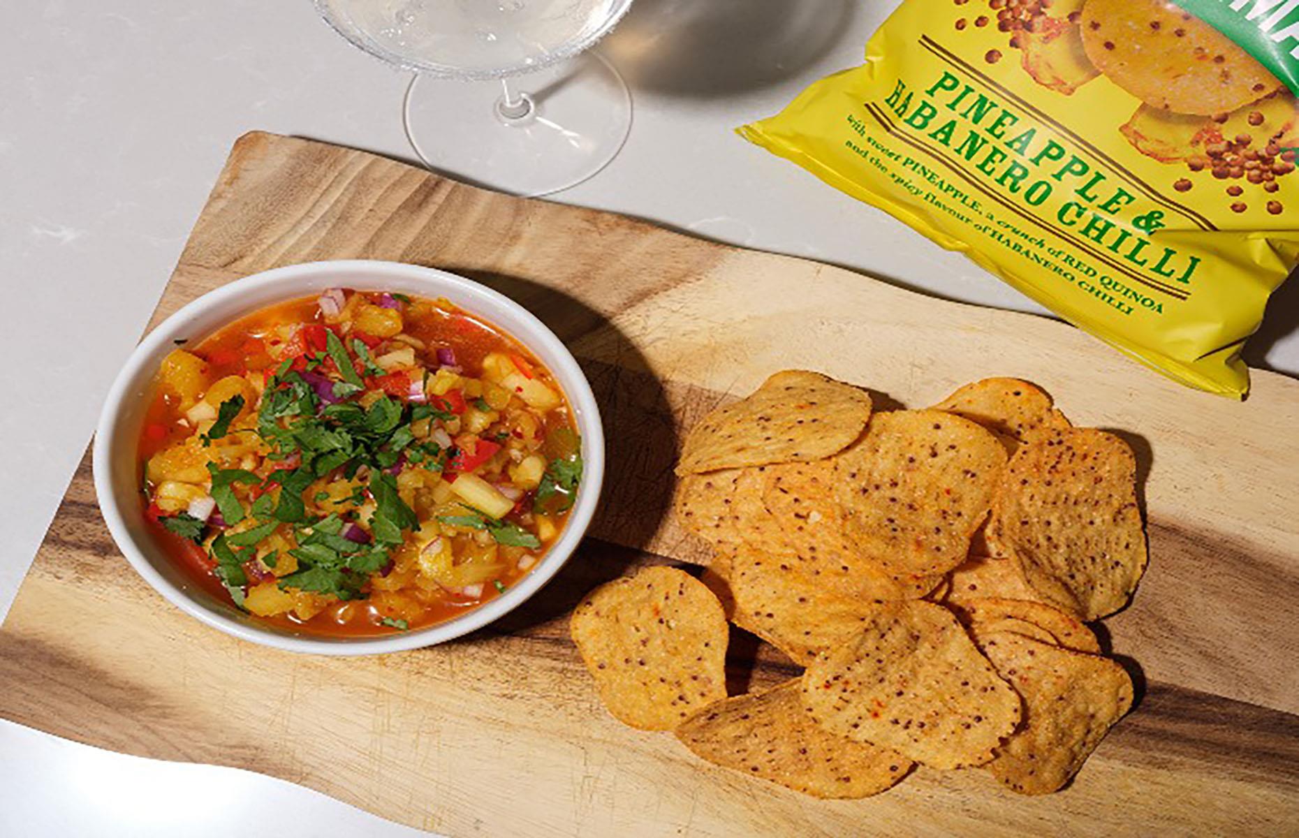 Pineapple and habanero salsa