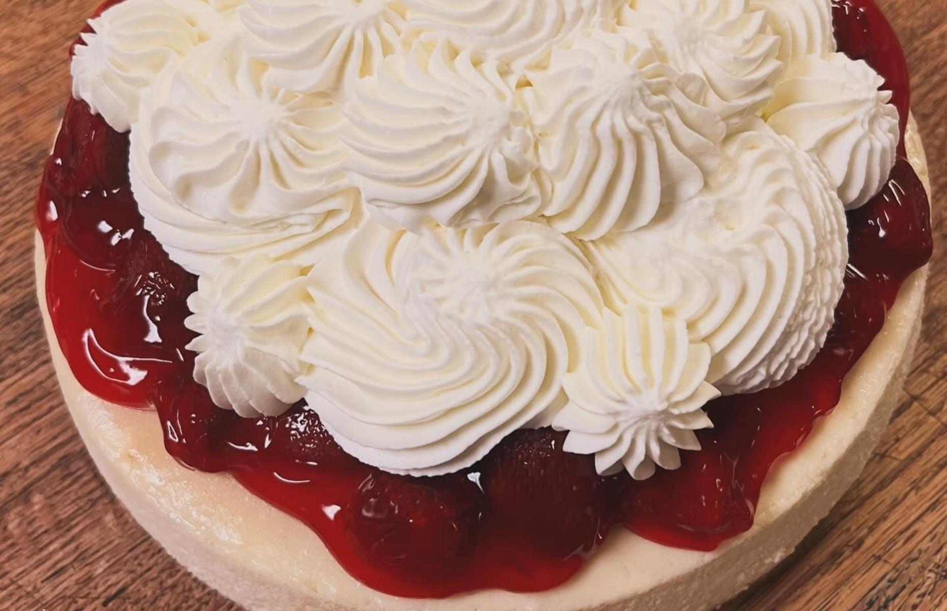 Connecticut: strawberry cheesecake, Marjolaine Pastry Shop, New Haven