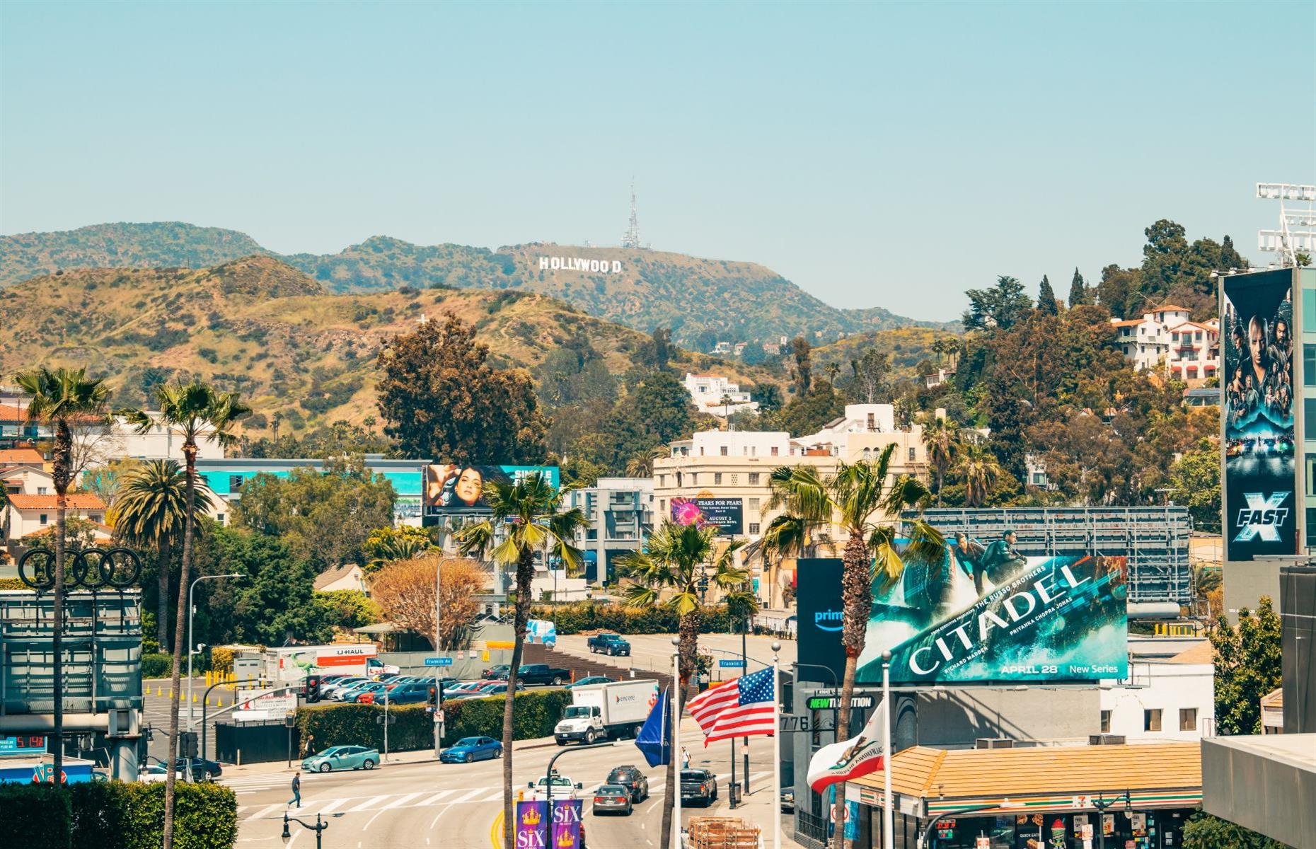 Now: Hollywood Boulevard, Los Angeles, California
