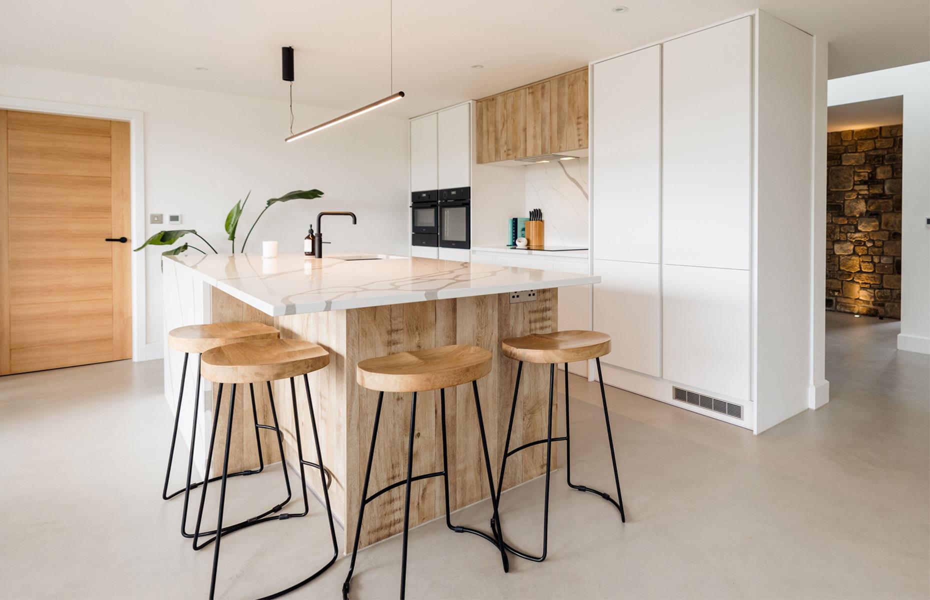 Updated white kitchens