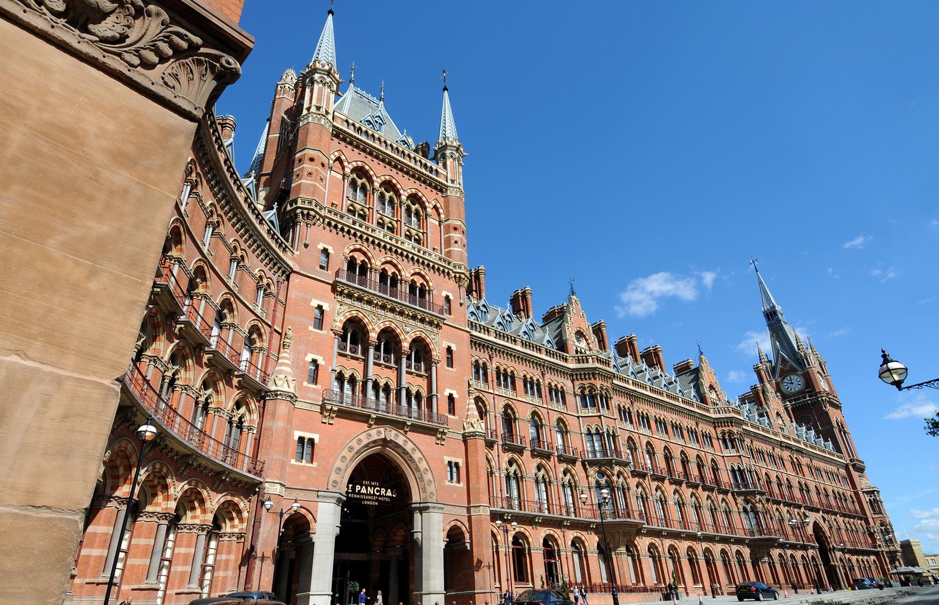 St Pancras Railway Station, London