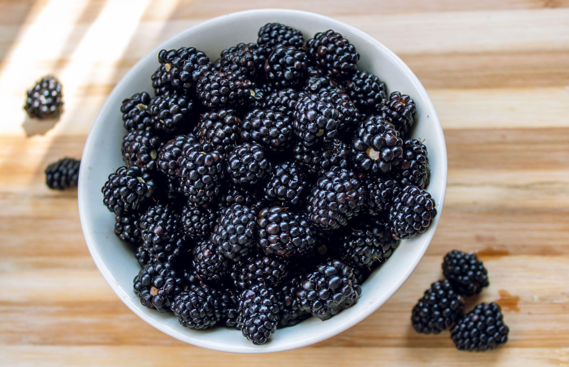 17. Blackberries