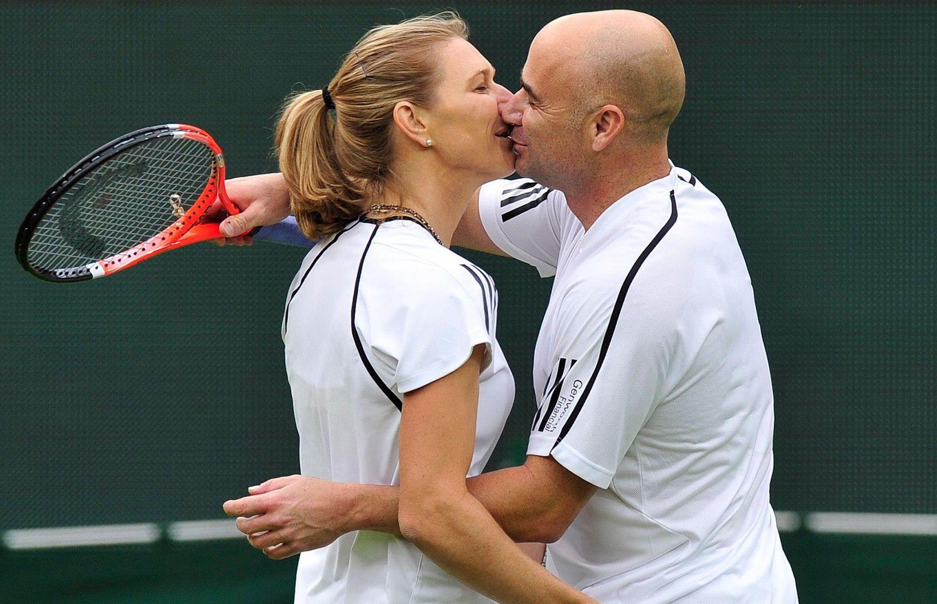 Andre Agassi and Steffi Graf