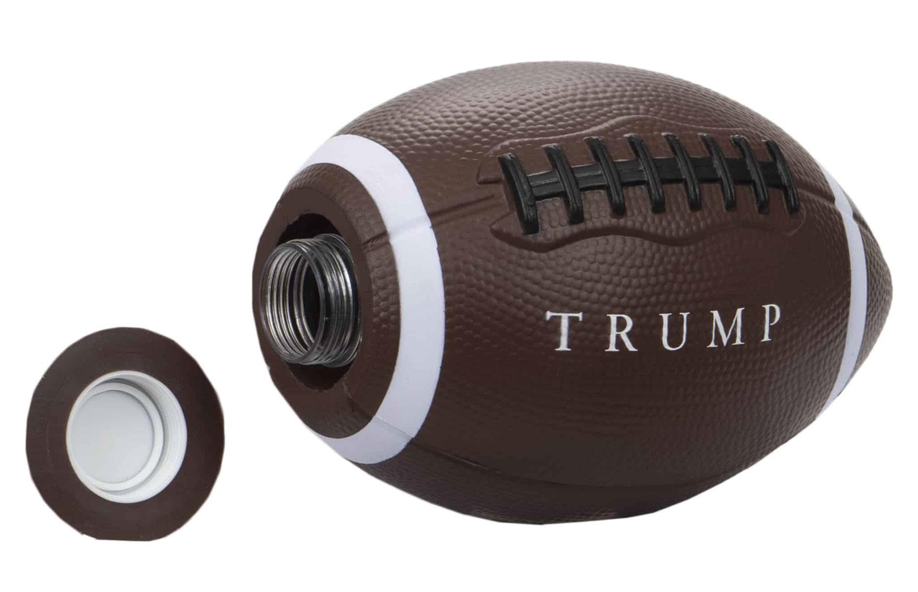 Trump football flask