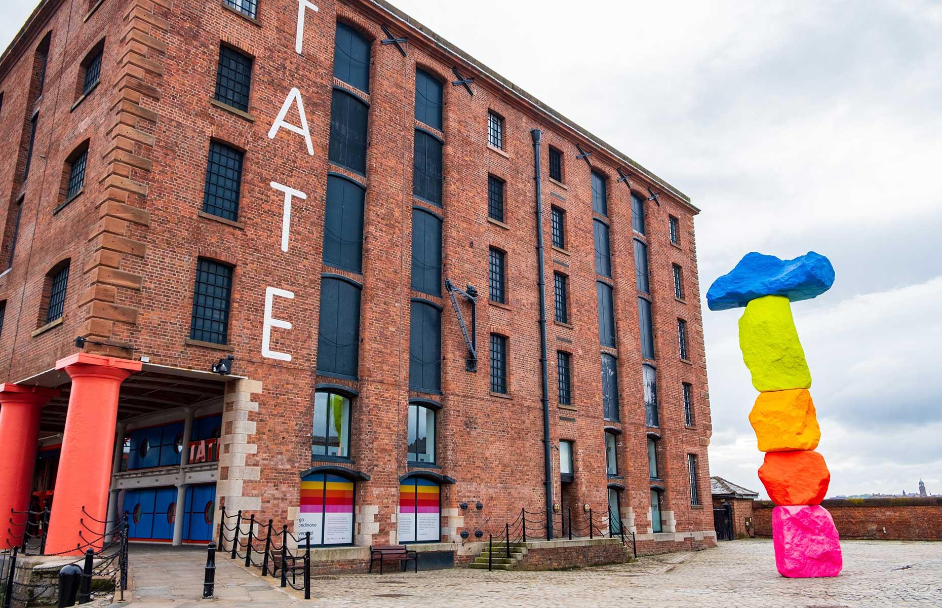 Modern art activities, Tate Liverpool, England