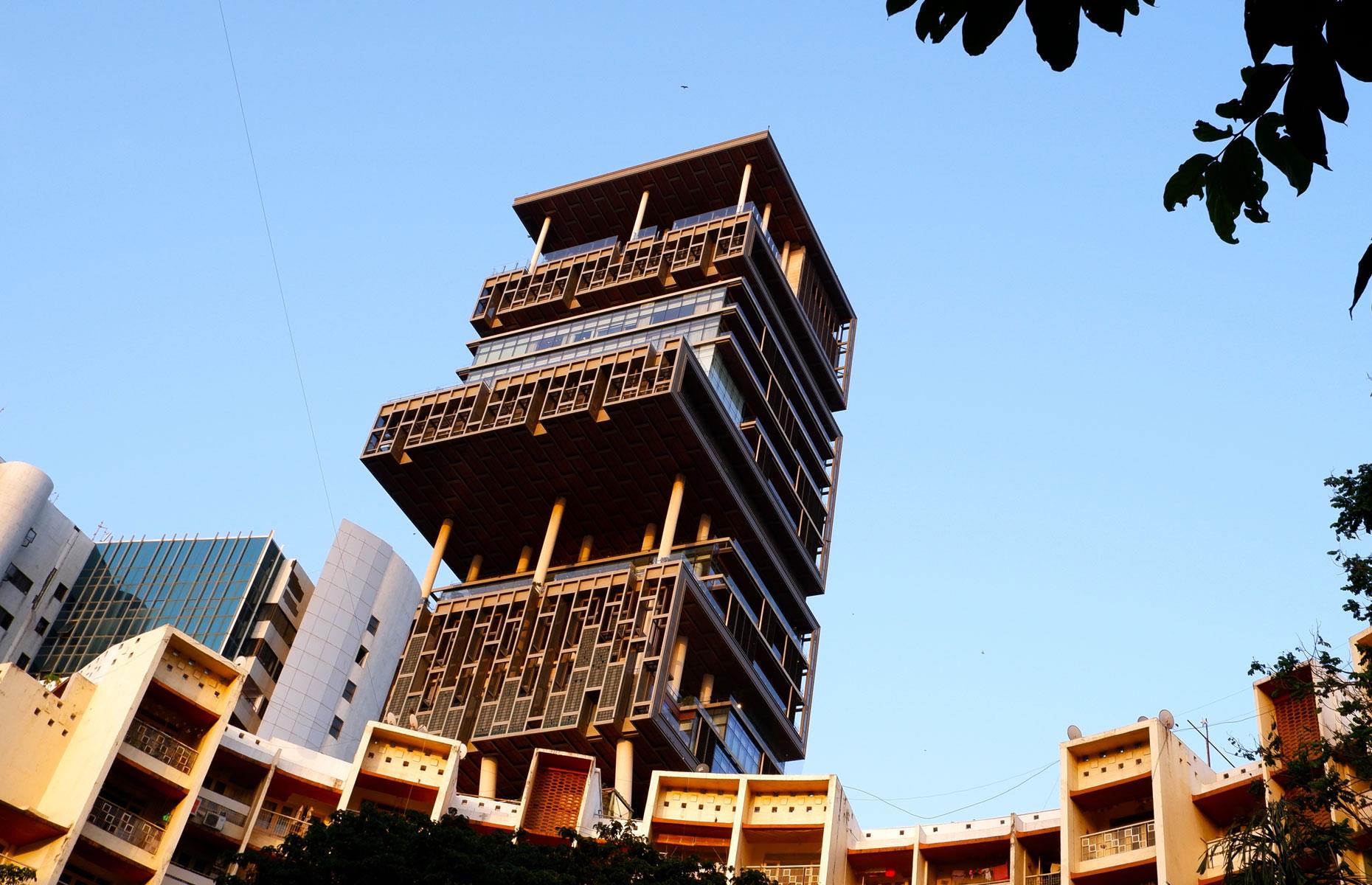 El rascacielos Antilia de Mukesh Ambani, de $1.000 millones (unos 930 millones de euros)