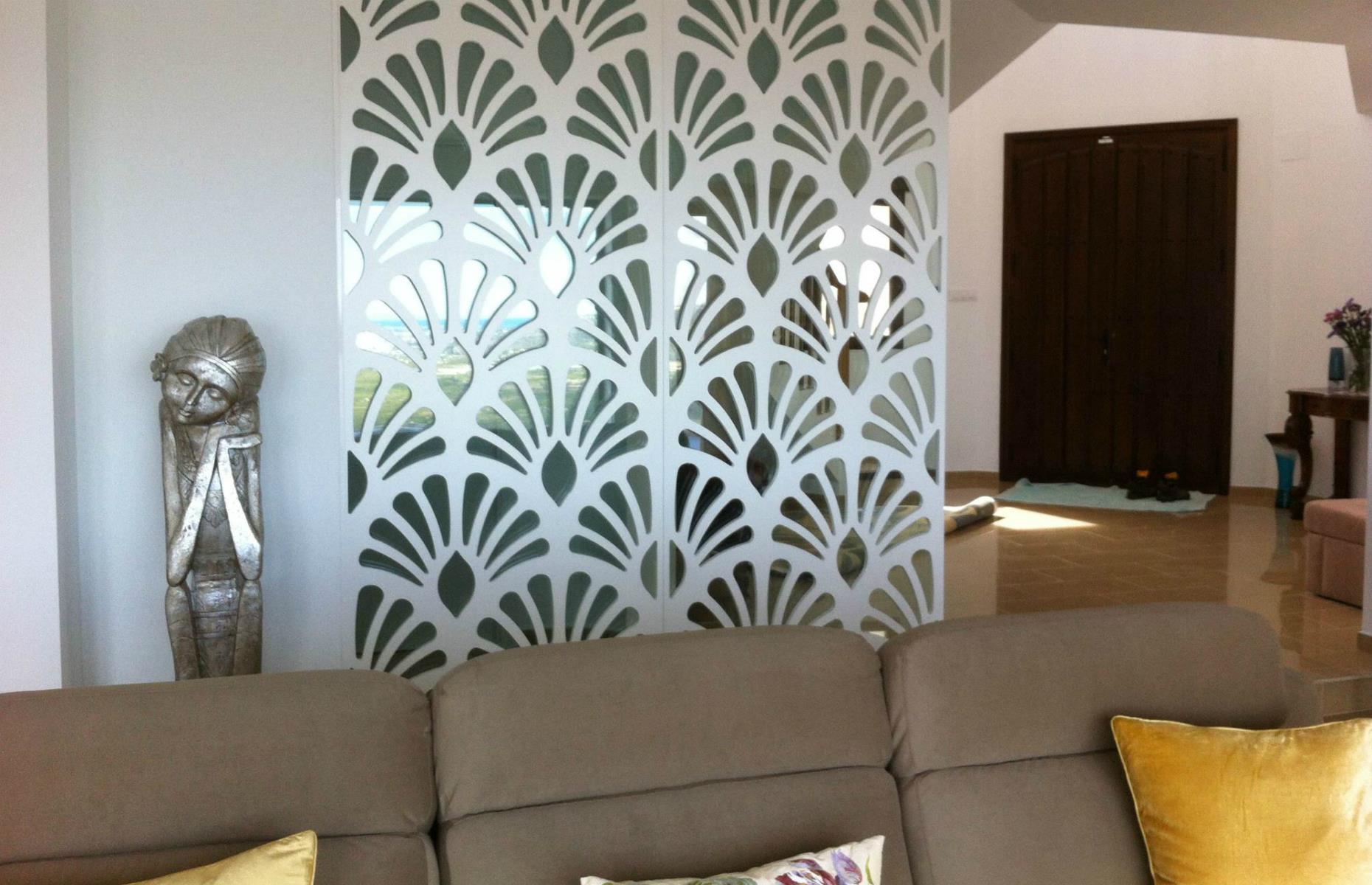 Introduce a fretwork room divider