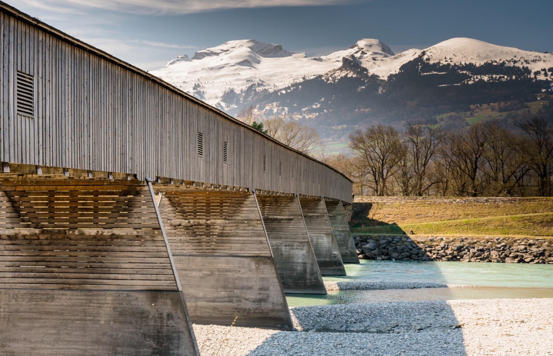 20. Old Rhine Bridge, Sevelen, Switzerland