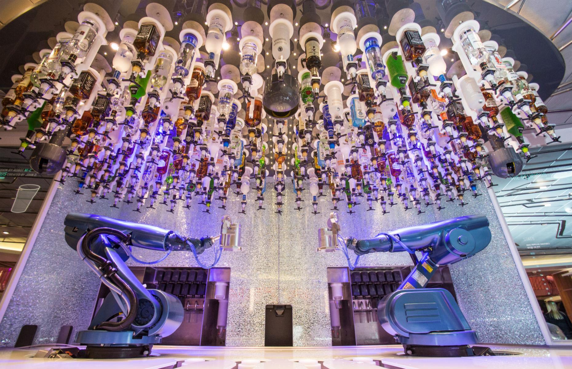 Drink in a bionic bar