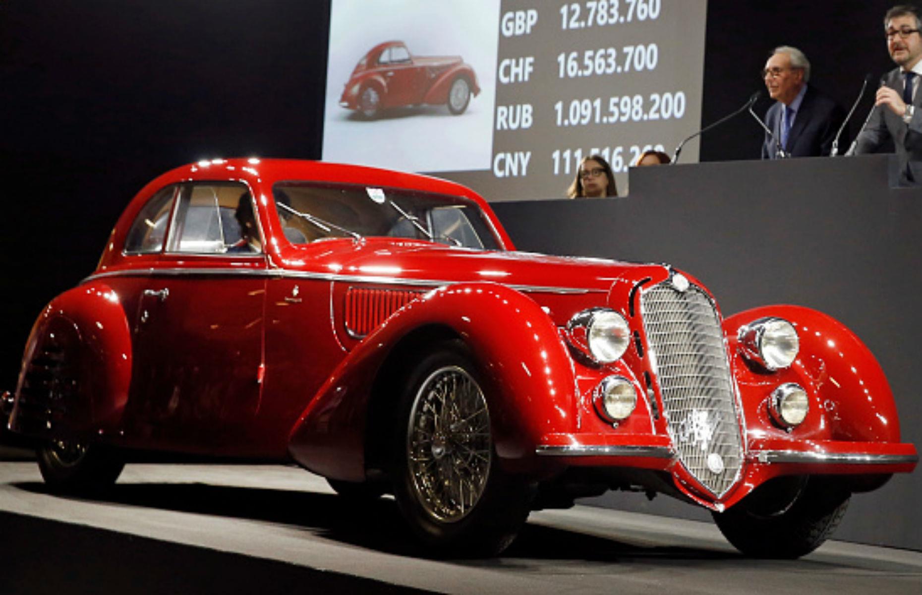 1939 Alfa Romeo car – $18.3 million (£14.2m)