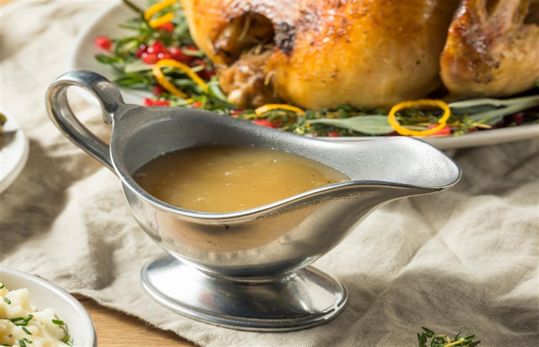 Make and freeze: turkey stock for gravy